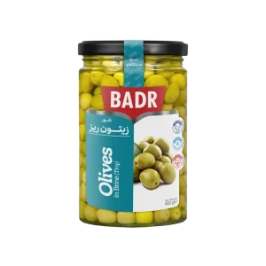 زیتون ریز با هسته بدر ۶۵۰ گرم