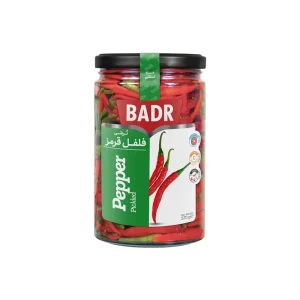 ترشی فلفل قرمز بدر ۵۷۰ گرم