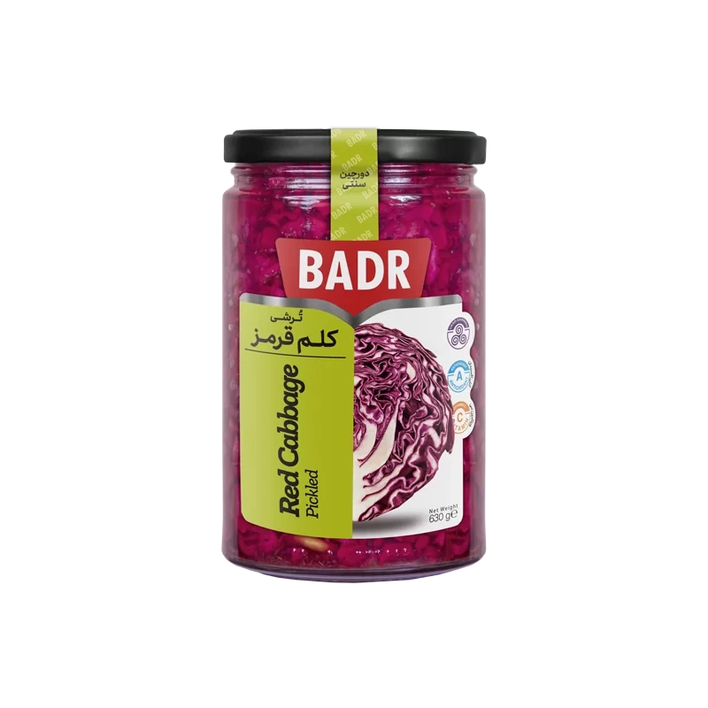 ترشی کلم قرمز بدر ۶۳۰ گرم