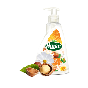 مایع دستشویی صدفی سفید حیات ۴۵۰ گرم